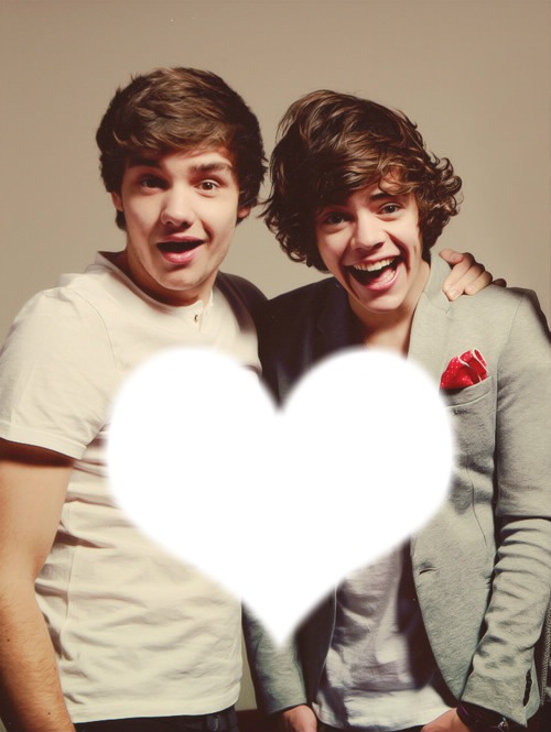 One Direction Harry e Liam Fotomontāža