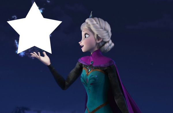Elsa Frozen Fotomontaža