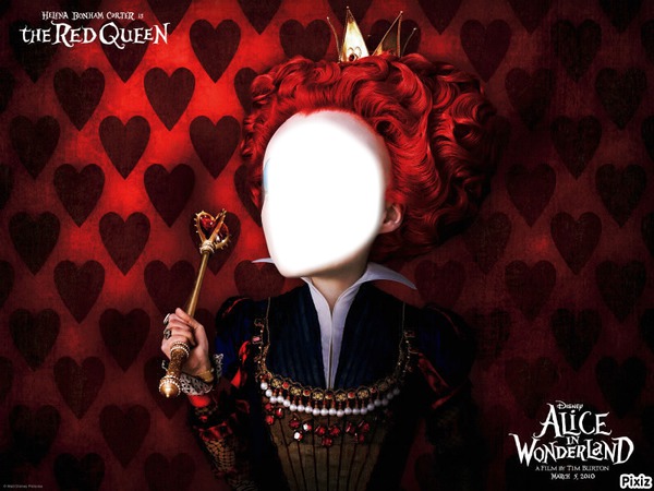 the red queen Photomontage