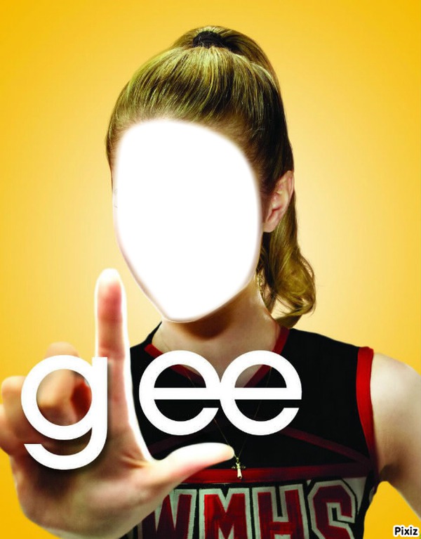 Glee Visage Quinn Fotomontaggio