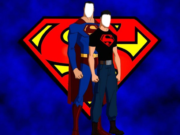 superman superboy Fotomontaggio