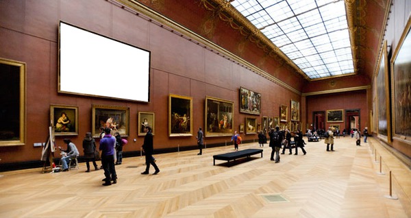 louvre Photo frame effect