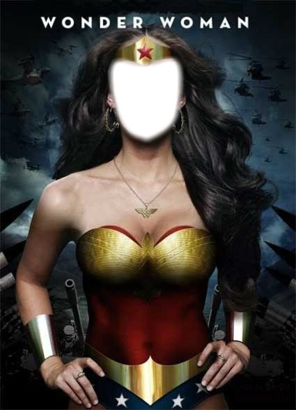 Wonder Woman le retour Fotomontáž