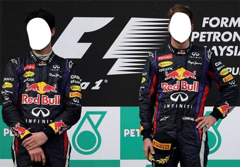 F1 Red Bull Fotomontagem
