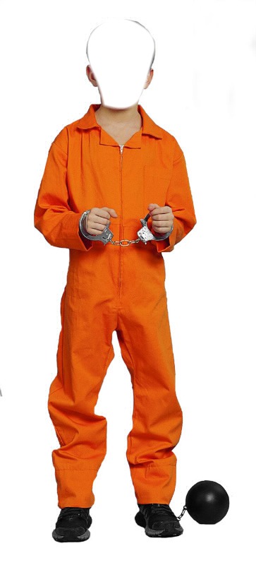 Prisonnier Orange Photo frame effect