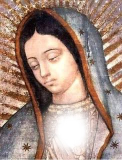 Virgen de guadalupe Fotomontaż