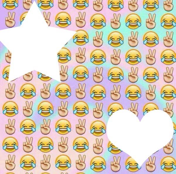 emojis de paz Montaje fotografico