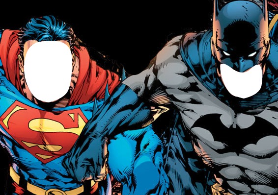 superman et batman Photo frame effect
