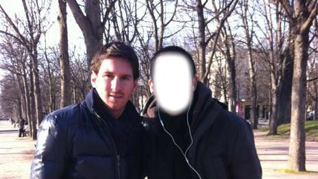 Messi contigo Photo frame effect