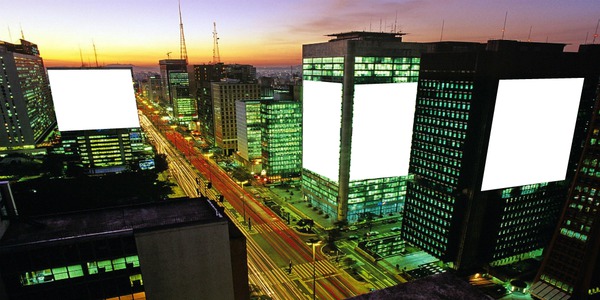 Avenida Paulista Brazil Fotomontáž