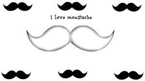 i love moustache フォトモンタージュ