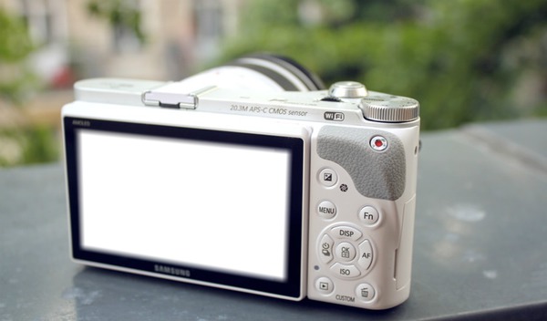 appareil foto gris Fotomontaż