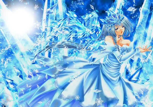 anime ice princess Fotomontaža