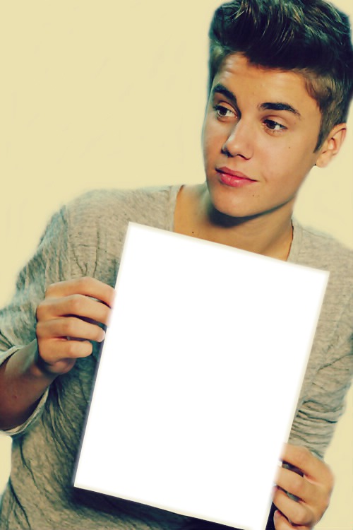 Justin bieber Photo frame effect