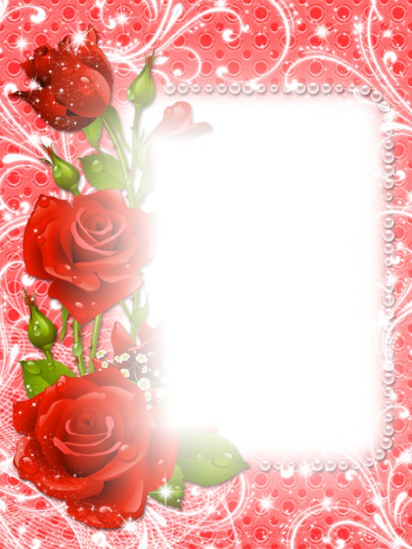 Roses Photo frame effect