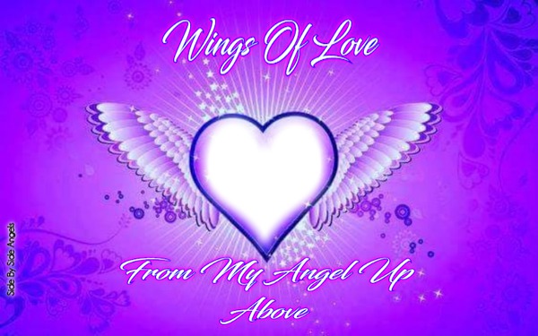 WINGS OF LOVE Photo frame effect