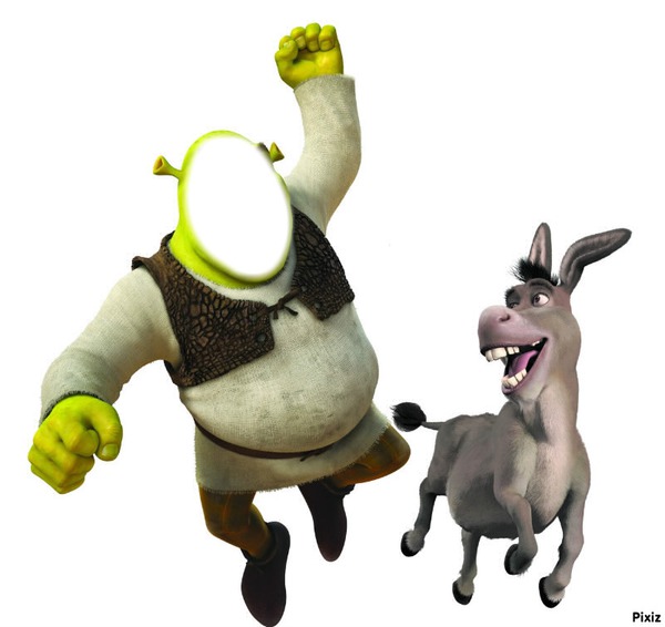 Shrek Montaje fotografico