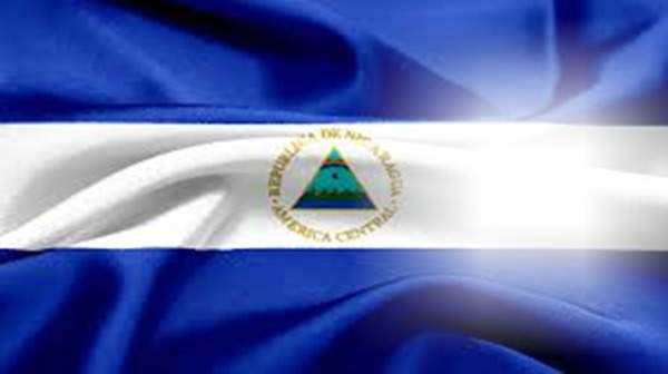 nicaragua y su bandera Fotoğraf editörü