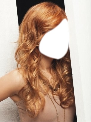 Hair orange Fotomontaż