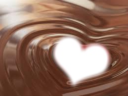 coeur du chocolat Fotomontaggio