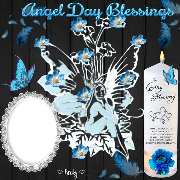 angel day blessings Fotoğraf editörü