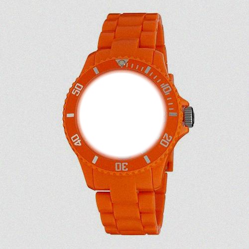 montre orange Fotomontaż