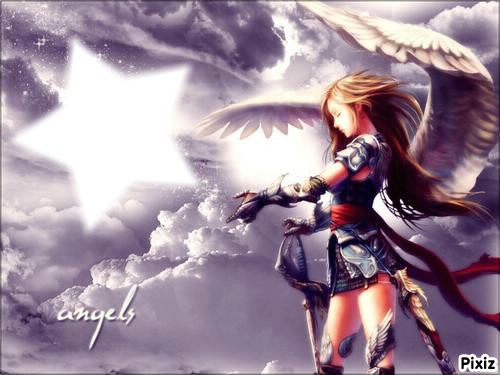 Warrior Angel Photomontage