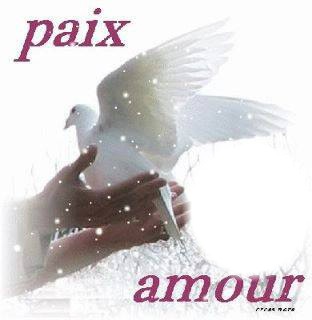 paix et amour Fotomontasje