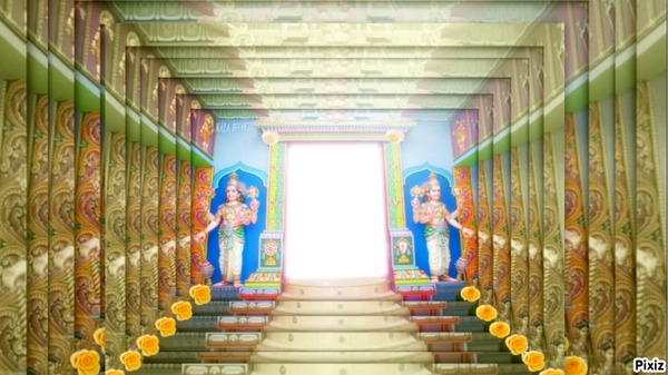 Narasimha chambre effet d'optique Photo frame effect