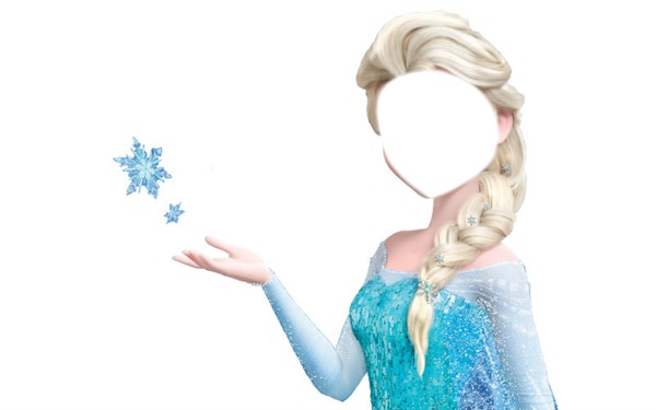 Elsa tvář 1 Fotomontažas