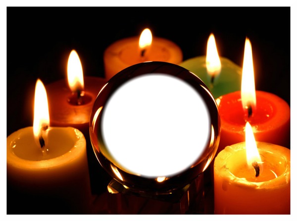 Candle light Photo frame effect