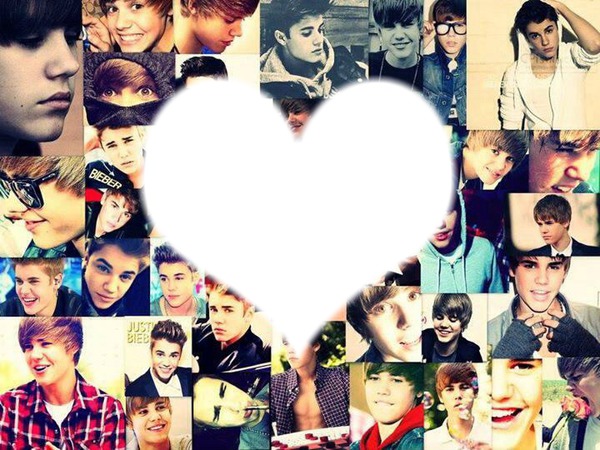 I Love Justin Fotomontage