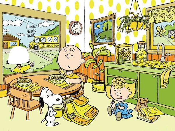 Snoopy family フォトモンタージュ