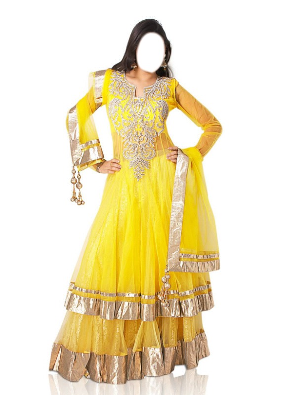 Yellow Dress Fotomontaggio