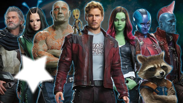 Guardians of the galaxy Fotomontage