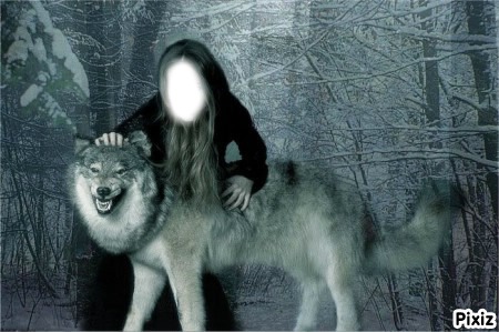 Wolf Фотомонтаж