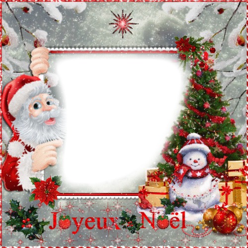 1 photo Joyeux Noël sapin iena Фотомонтаж