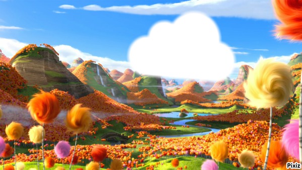 lorax-forest Photo frame effect