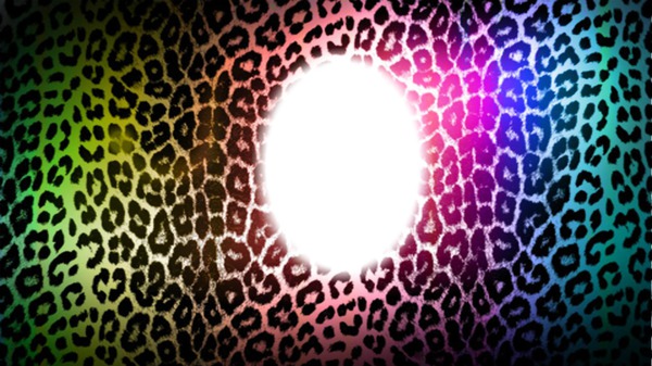 leopard frame Photo frame effect