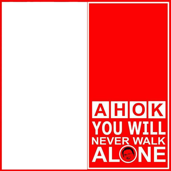 AHOK OK Fotomontage
