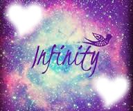 Galaxie Infinity Fotomontáž