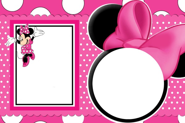 minnie Photo frame effect