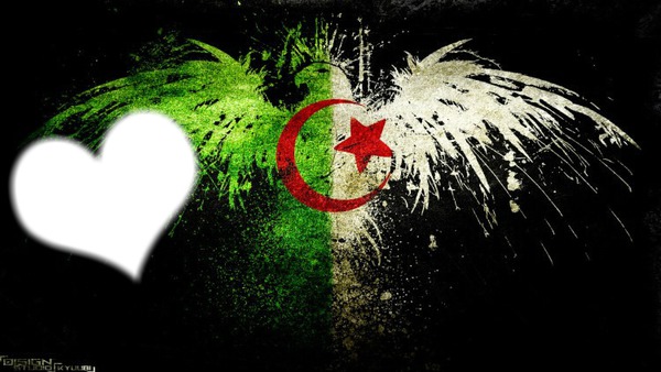 algerie coeur Fotomontasje