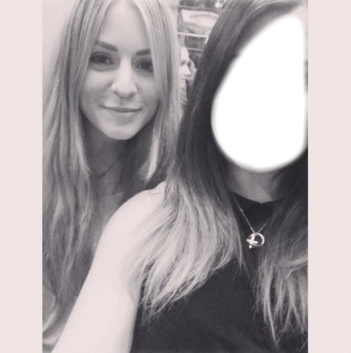 Gemma Styles selfie Photomontage