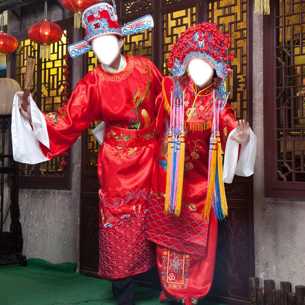 mariage chinois Fotomontage