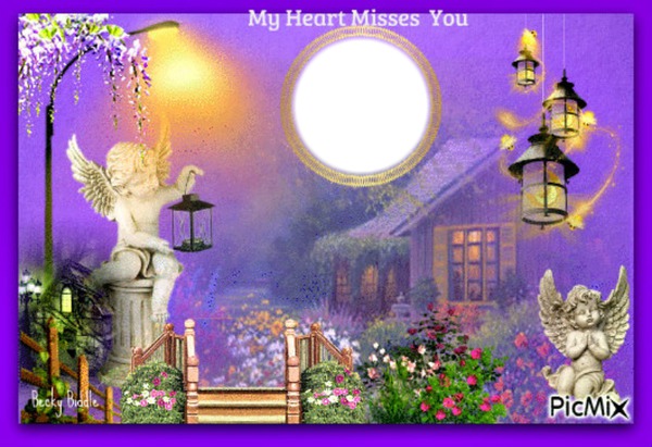 my heart misses you Montage photo