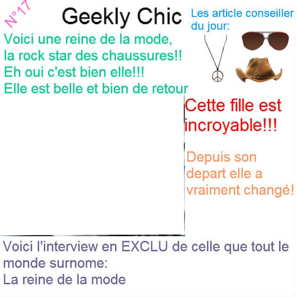 Geekly Chic N°17 Photomontage