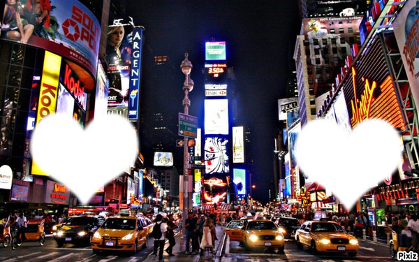 New York toi et moi <3 Photo frame effect