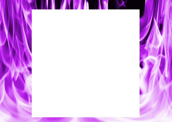 purple flames-hdh 1 Photo frame effect