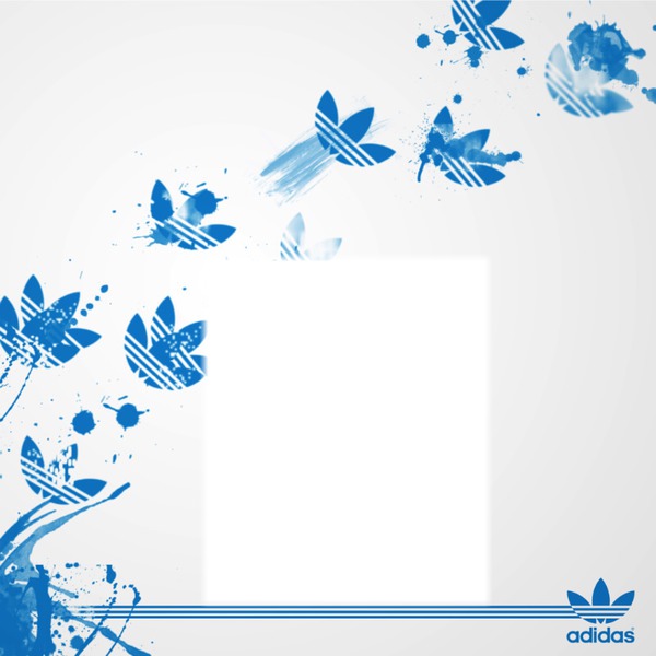 Adidas love Photomontage